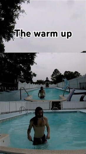 #the #warm #up #swimming #cardio #pool #workout #health #fitness #walking #exercise #clouds #enjoy