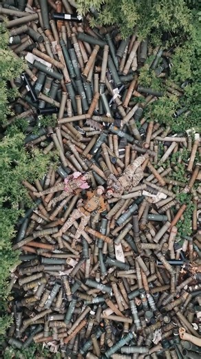 A landscape of shells. Silent proof of Russia’s war of aggression against Ukraine. | In Ukraine