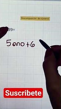Learn number decomposition