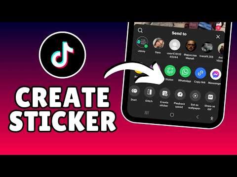 TikTok: How to Create a Sticker (2026)