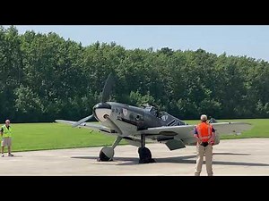Fully restored Messerschmidt BF 109G-4 start up. What an amazing sound!!!