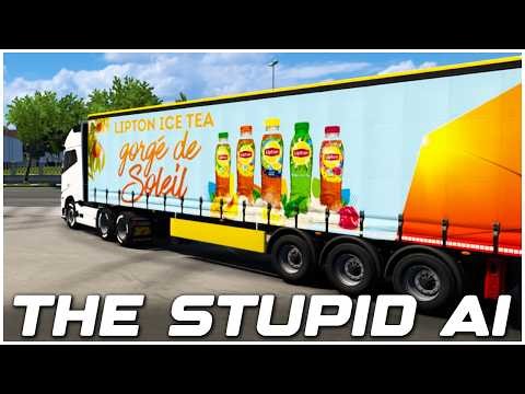 Why Does the AI ALWAY Do This in ETS2? (No Commentary)