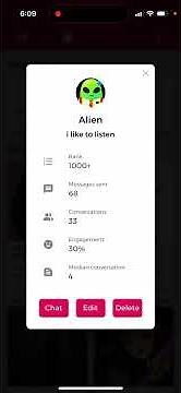 How to see your bot median conversations in Chai app?