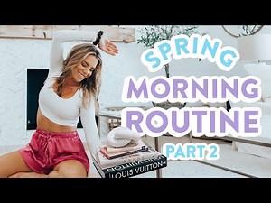 My REAL Healthy Spring 6am Morning Routine ✨ Quick workout + insane breakfast hacks