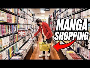come manga shopping with me + big haul (cozy book store vlog 📖✨)