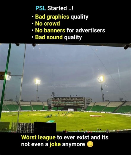 PSL Started But No Crowd 😳 Worst League Ever?