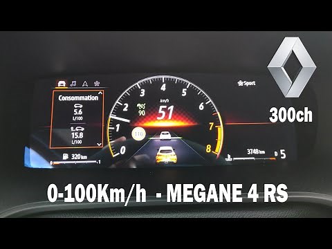 0-100 Km/h LAUNCH CONTROL RENAULT MEGANE 4 RS 300ch - 2021