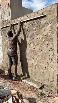 Distorted plaster ⚒️. #construction #bricklayer #building #house