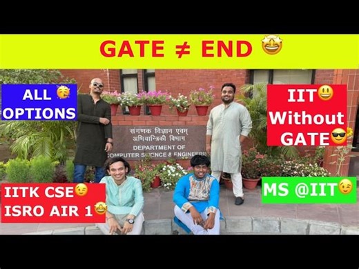 Failed GATE? 😨 IIT Is Still Possible! All Post-GATE Opportunities😎 Explained By IITK Golden Grad🤩 | Vikrant Chauhan