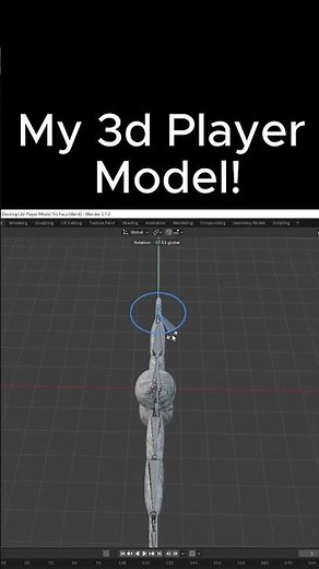 I Made 3d Player Model in Blender #memes