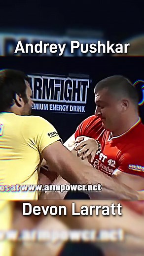Andrey Pushkar vs Devon Larratt Arm Wrestling Showdown