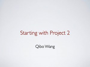 PintOS - Starting with Project 2 by Qibo Wang