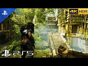 (PS5)Predator: Hunting Grounds Female Predator Gameplay | ULTRA Realistic Graphics [4K 60FPS HDR]