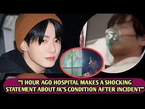 😱1 Hour Ago! The Hospital Made A Shocking Statement About Jungkook's Conditions After The Incident.