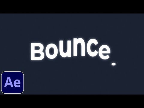 Smooth Bouncy Text Animation Tutorial in After Effects | Overshoot Bounce | No Plugins