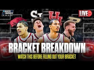 March Madness Full Bracket Breakdown LIVE 🚨 | Real-time advice, expert picks for every game ✅