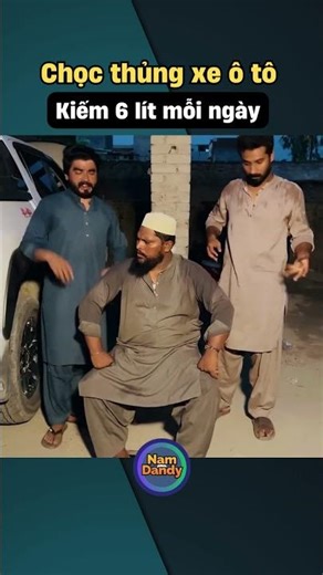 Chọc thủng ô tô kiếm 6 lít mỗi ngày