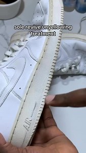 sole revive unyellowing treatment | The Dye & Garment Doctors