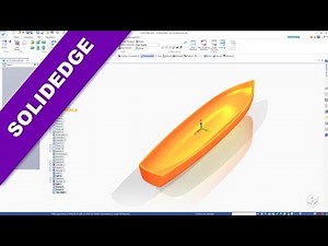 Bootsrumpf - Boat Hull - SolidEdge 2022 Training - Part Design
