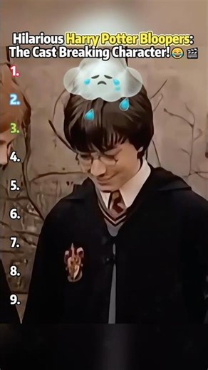 Harry Potter Bloopers That Will Make Your Day 😆 🐍 ✨ #HarryPotter #funny #Blooper #fyp