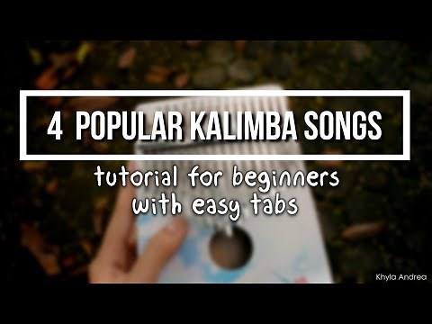 4 Easy Kalimba Songs For Beginners | Tutorial