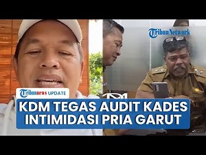 Dedi Mulyadi Tegur Keluarga Kades yang Intimidasi Konten Kreator Kritik Jalan Rusak, Lakukan Audit