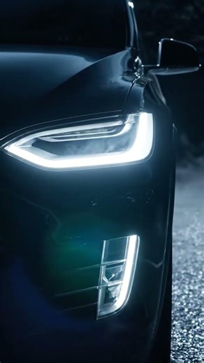 Tesla Model X 2024 Headlight Reveal ✨ | Futuristic LED Lights #luxurycars2025 #automobile #luxurycar