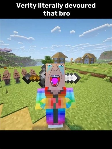 Minecraft Meme - Verity literally devoured that bro