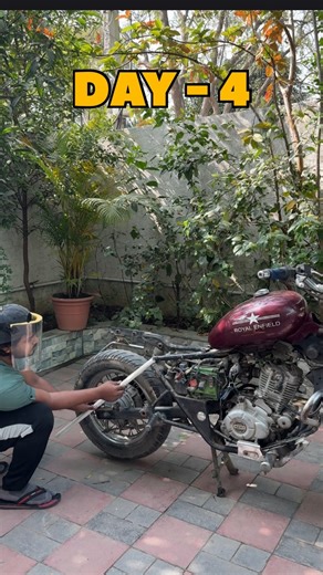 S O U R A V P R A J A P A T I on Instagram: "DAY - 2 OF CONVERTING MY 10 YEAR OLD BAJAJ AVENGER INTO A CHOPPER. . . . . . . . #instagram #viral #jharkhand #jharkhand #instagood #trendingreels #bikeporn #bajaj #bajajavenger #chopper #modified #modification #custom #custommade #custombuild"