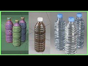 Create a bottle in Blender. 3D tutorial