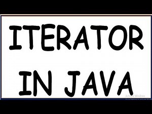 ITERATOR IN JAVA WITH EXAMPLE