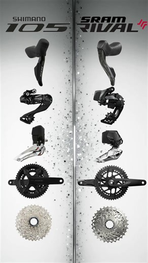 Shimano 105 vs SRAM Rival ⚡ Regardless of weight - we are curious which one you feel has the better performance? | Performance Bicycle