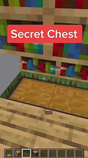 Minecraft Secret Chest Build #minecraftbuilding #minecrafttutorial #minecraft #minecrafter