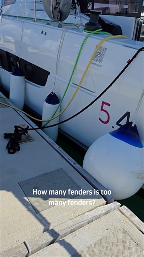 59K views · 181 reactions | How many fenders is too many fenders? Better safe than sorry.   How many do you use? Let us know! | yachting.com | Facebook