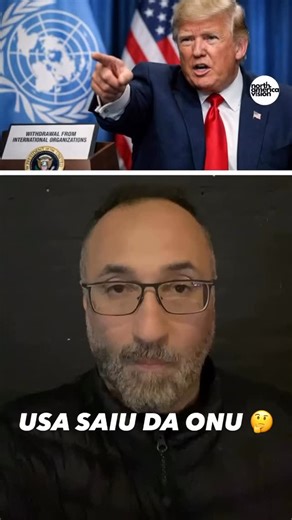 Amanda Benicio Sousa on Instagram: "Estados Unidos anunciou a saída do país da ONU . Você acha que foi uma boa decisão ? Sim ou não #politica #viral #política #onu #donaldtrump"