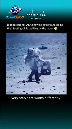 Why Astronauts Can’t Walk Normally on the Moon 🌕