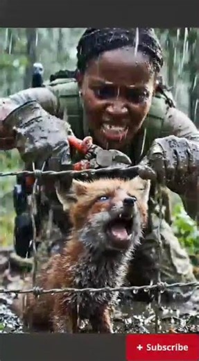 This Baby Fox Was Caught in a Trap.Then She Appeared #animals #viral