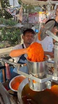 Mumbai Semi Automatic Manchurian Making On Street | #shortvideo #shorts #youtubeshorts