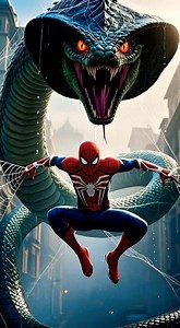 100 FEET SAANP 🐍 vs SPIDER-MAN IN DELHI! KISI NE NAHI SOCHA 🤯 #shorts