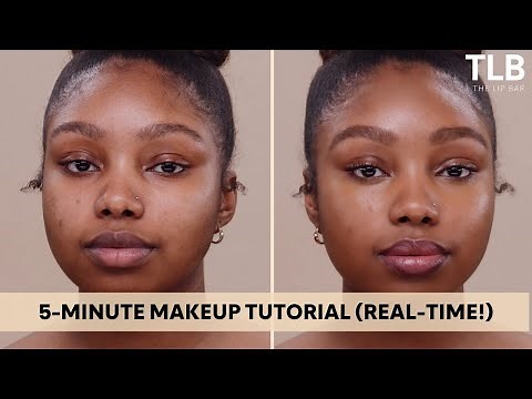 5-MINUTE MAKEUP | REAL-TIME | EASY AND BEGINNER-FRIENDLY