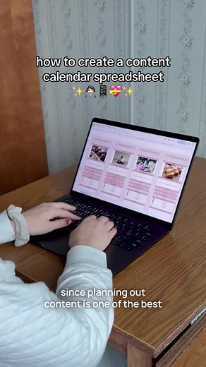 How to create a content planner in Google Sheets (pt. 1) ✨👩🏻‍💻 #contentplanning #contentcreation #googlesheets #googlesheetstutorial