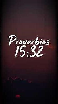 Adquiere corazón: La lección de Proverbios 15:32 ✨