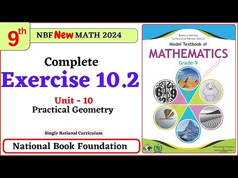 Class 9 Maths Chapter 10 Exercise 10.2 New Book| National Book Foundation Class 9 Maths |MathPhysics