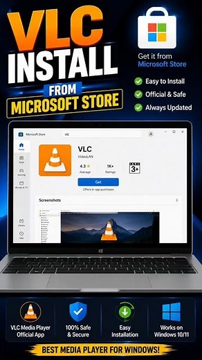 How to Install VLC Media Player on Windows 11 & 10 #digitallaptopworld #windows
