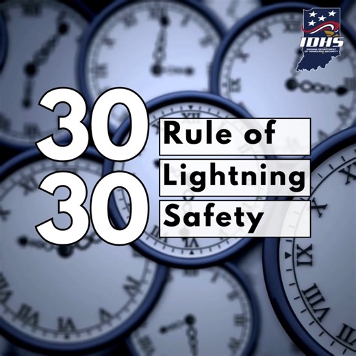 Did you know that understanding the 30/30 rule could save your life during a lightning storm? How it works: Count to 30: When you see lightning, count the seconds until you hear thunder. If it's 30 seconds or less, the storm is within 6 miles. Seek shelter immediately! Wait for 30: Stay indoors for at least 30 minutes after the last clap of thunder. Lightning can strike even after the storm seems to have passed. Why is this important? Lightning can strike up to 10 miles from a storm, posing a se