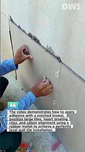 Precision Wall Tile Installation Using Clip Leveling System – Step-by-Step Tutorial