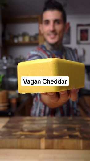 VEGAN CHEDDAR 🌱🧀 Via @mensch.chef 🙏🏼✨ Discover the magic of dairy-free cheese-making with this flavorful vegan cheddar. Meltable and sliceable, it’s the perfect companion to your sandwiches, crackers, and beyond. Ingredients: - 500ml Unsweetened Plant-Based Milk (such as soy milk) - 50g Nutritional Yeast - 120g Odorless Coconut Oil - 9g Kappa Carrageenan (used for setting and meltability) - 120g Potato Starch - 2 teaspoons Salt - 2 teaspoons Apple Cider Vinegar (for a tangy flavor) - 1 teasp