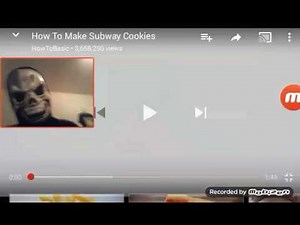 Reaction vid to Howtobasic how to make Subway cookies