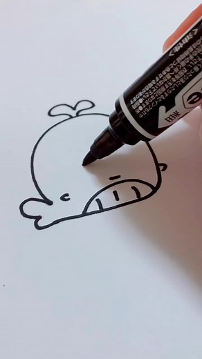 気づいたらクジラ描きがち。#絵 #オリジナル #クジラ #水彩画 #tiktok教室 学校なくて暇すぎる......みんな、何して過ごしてるの？