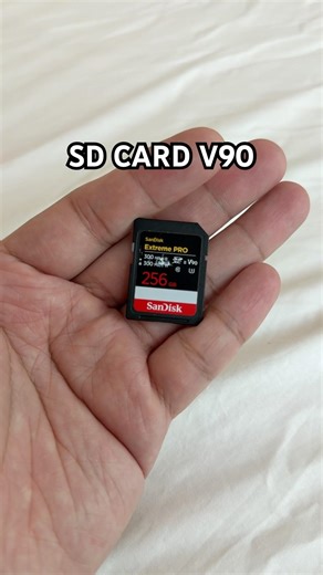 The SANDIS V90 SD card is fast and powerful, perfect for video recording. #sandisk #sdcard #v90 #...